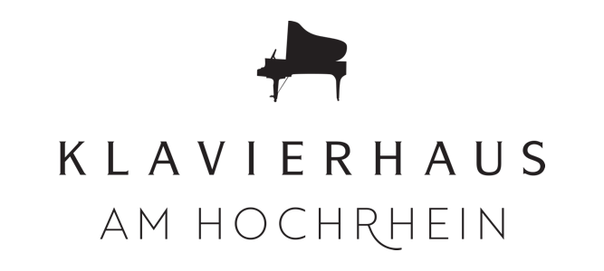Logo des Klavierhauses am Hochrhein mit stilisiertem Klavier und Schriftzug.